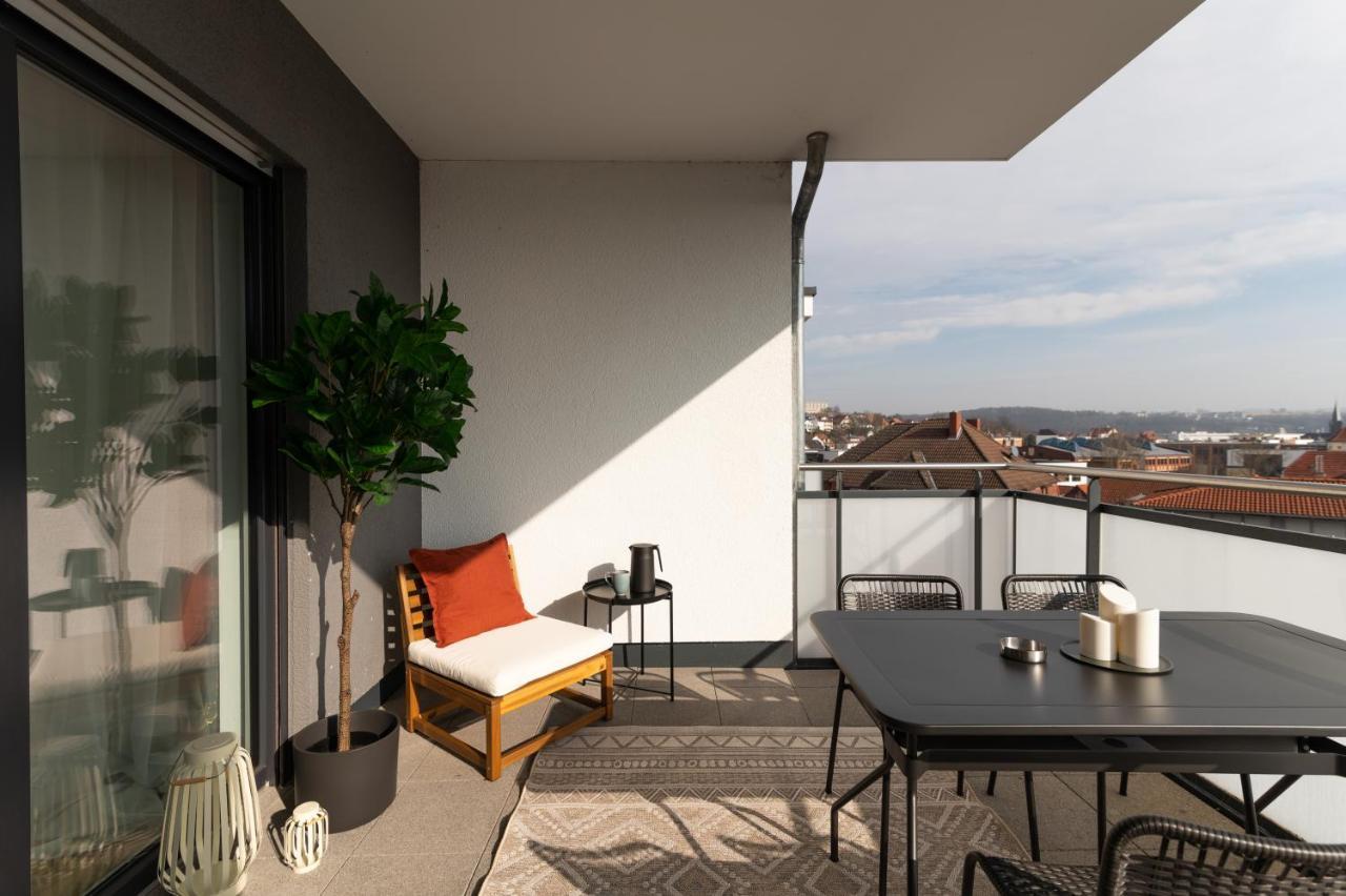 Dwellstay - Modernes Apartment I 55Qm I 2 Zimmer I Kueche I Bad I Terrasse I Tv I Wlan Bad Hersfeld Exteriér fotografie