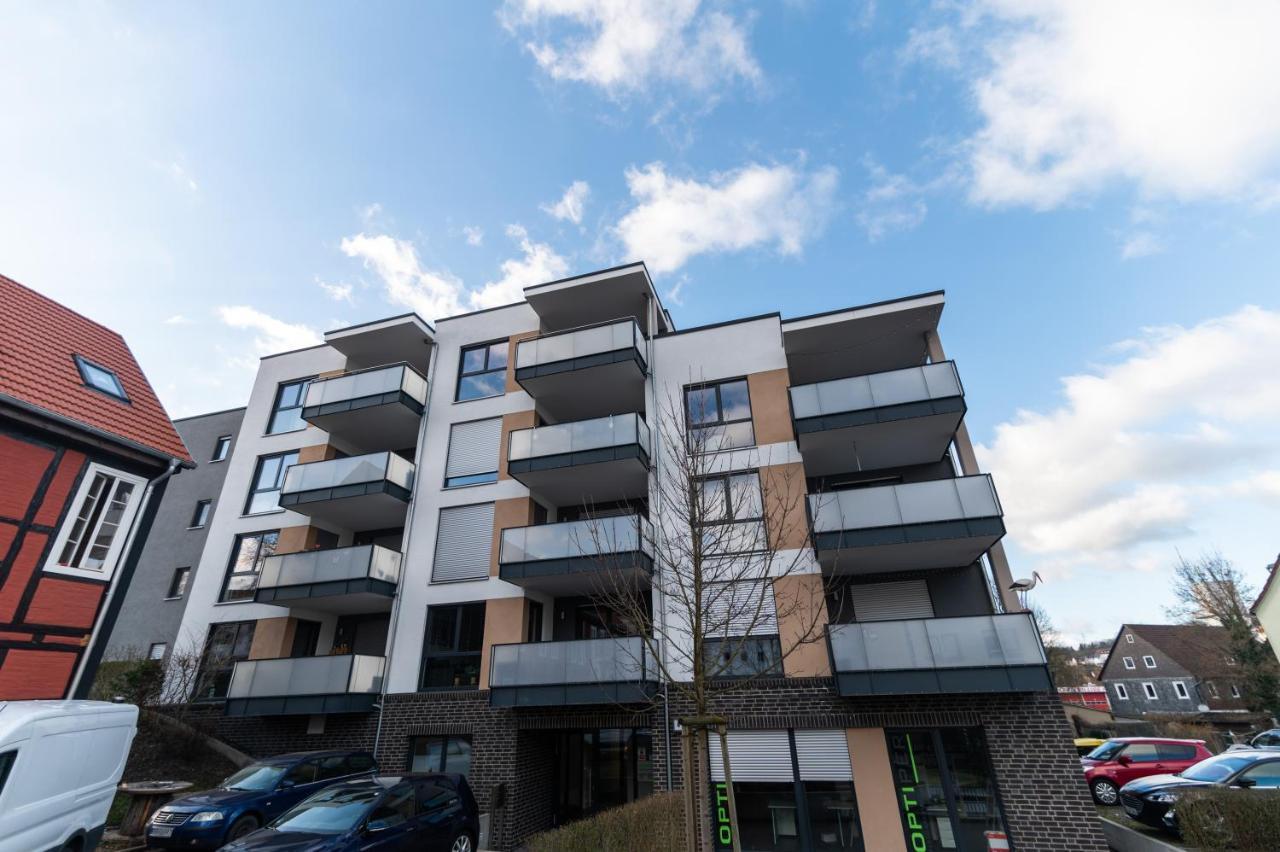 Dwellstay - Modernes Apartment I 55Qm I 2 Zimmer I Kueche I Bad I Terrasse I Tv I Wlan Bad Hersfeld Exteriér fotografie
